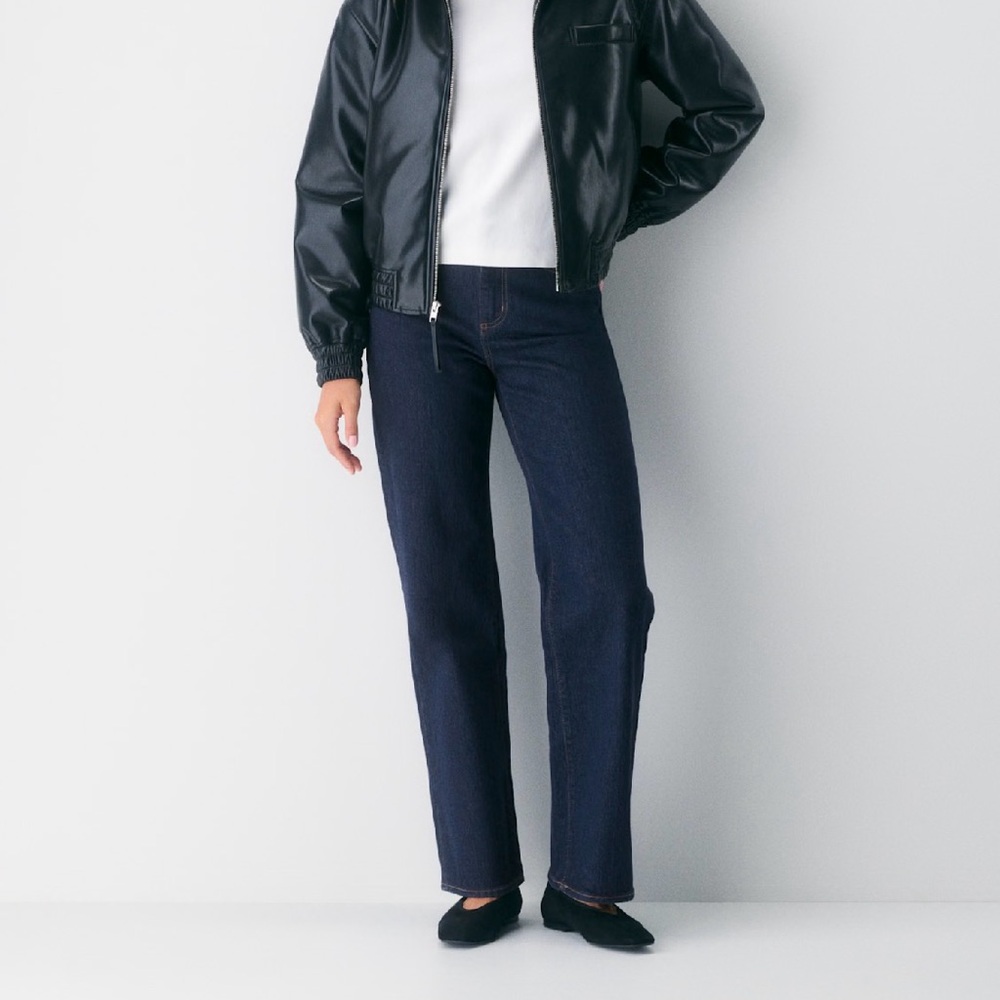 Denim Forum Remy Curve-fit Hi-rise Wide Leg Jean Tall